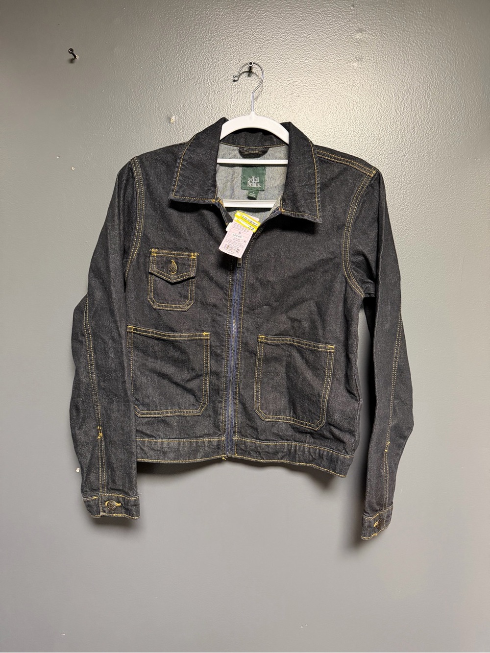 NWT Wild Fable Dark Wash Denim Utility Jacket Small